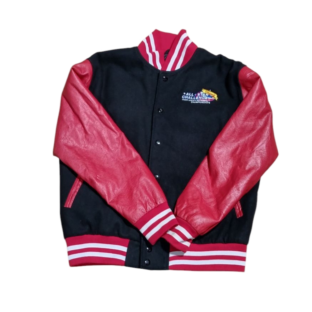 Varsity Cheer And Dance National Champion Black and Red Jacket